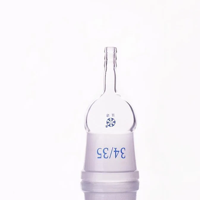 Thermometer Adapter mit Normschliff Hülse und Oliva