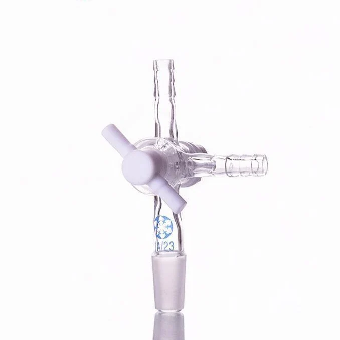Aufsatz mit T-Form Schlauchverbinder und PTFE-Hahn