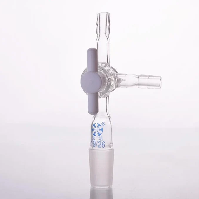Aufsatz mit T-Form Schlauchverbinder und PTFE-Hahn