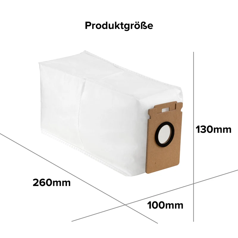 Roborock Staubbeutel (12 Stück) für H60 Hub Ultra und H60 Hub Pro, 3 L