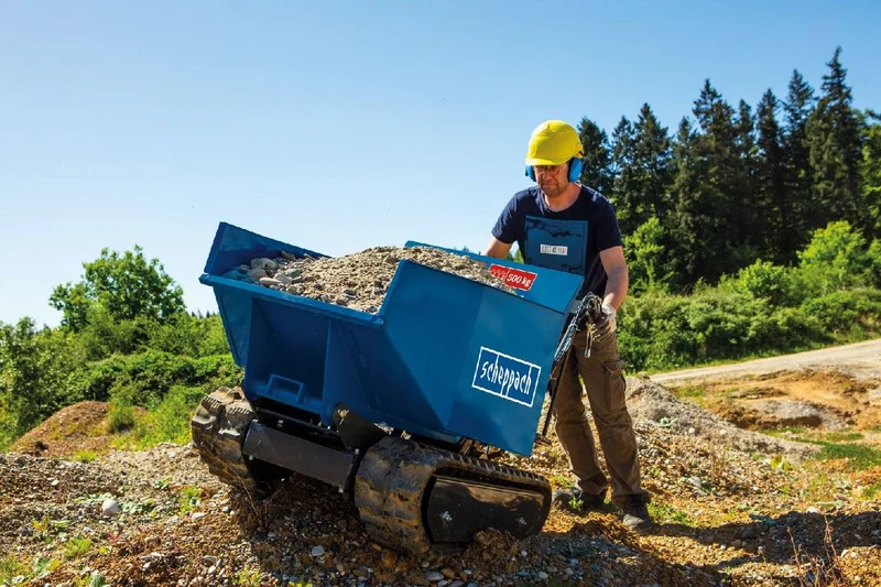 Scheppach Motorisierter Mini Raupendumper DP 5000