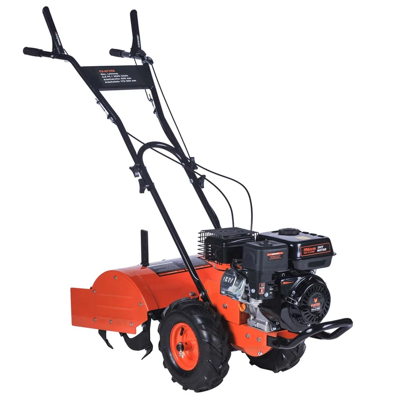 B-WARE FUXTEC Tuinfrees Benzine - Grondfrees - Bodemfrees - Cultivator met 50 cm breedte FX-AF1196
