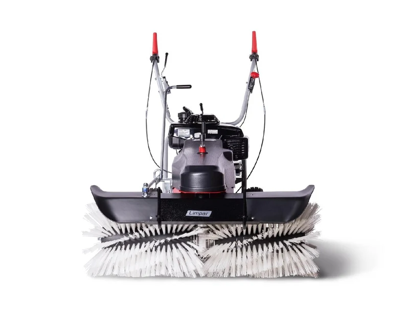 4F Schmutz- und Schneekehrmaschine Limpar 102 E-Start mit Winterkehrbürstensatz