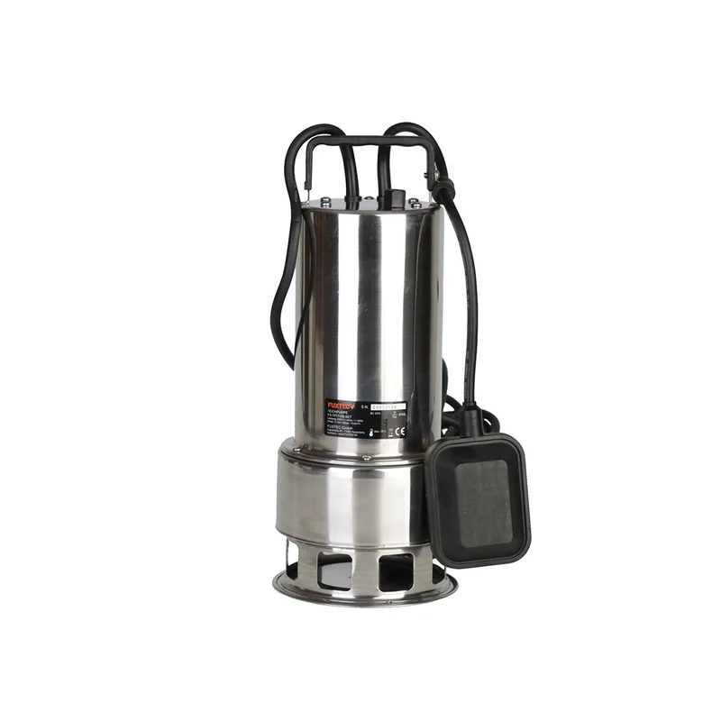 B-WARE FUXTEC dompelpomp - afvalwaterpomp FX-TP11000 INOX - SET - incl. slang en opbergbox