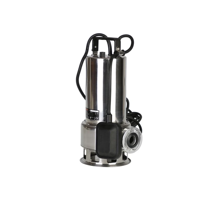 B-WARE FUXTEC dompelpomp - afvalwaterpomp FX-TP11000 INOX - SET - incl. slang en opbergbox