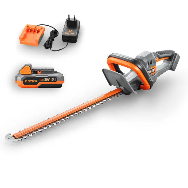 B-WARE FUXTEC heggenschaar accu 20V - set met batterij (2Ah) en lader (1A)