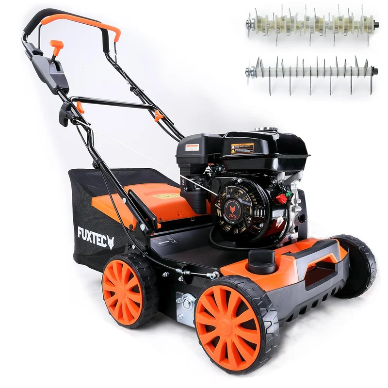 B-WARE FUXTEC Verticuteermachine Benzine 3-in-1 - Gazonbeluchter - FX-BV140