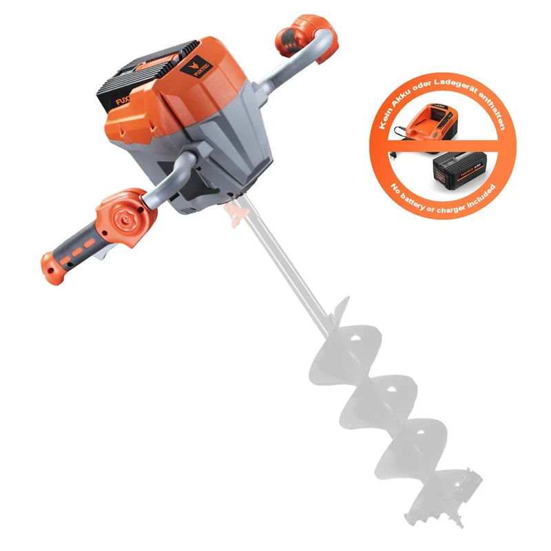 B-WARE 40V accu grondboormachine E808T FUXTEC - zonder hulpstuk - zonder accu