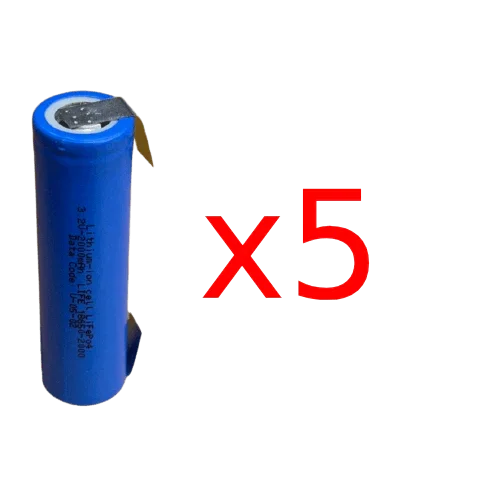 Batterie 18650 LiFEPO4 3.2v 2000mAh avec languettes