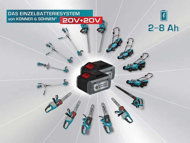 "Könner & Söhnen" Akku-Heckenschere KS HT-20V
