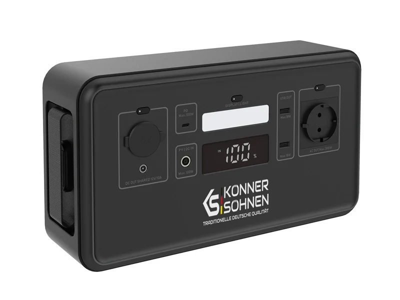 "Könner & Söhnen" Tragbare Powerstation LifePO4 KS 300PS - 294Wh