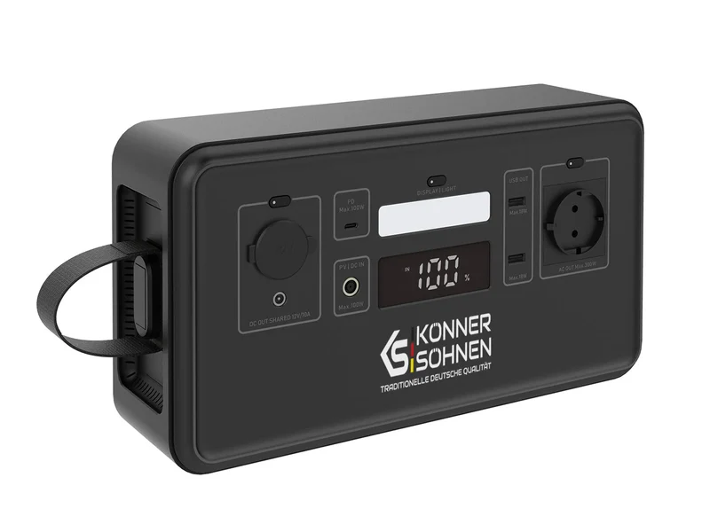 "Könner & Söhnen" Tragbare Powerstation LifePO4 KS 300PS - 294Wh
