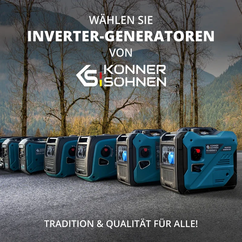 "Könner & Söhnen" Inverter-Generator KS 5500iE S - 5kW Nennleistung - 230V