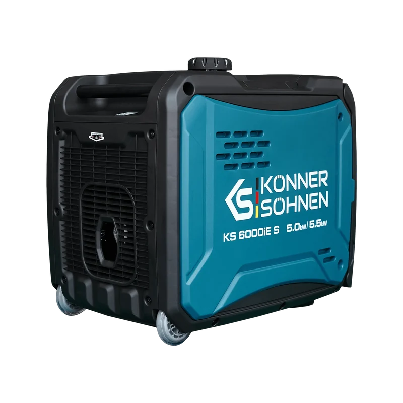 "Könner & Söhnen" Inverter-Generator KS 6000iE S - 5kW Nennleistung - Benzinmotor - 230V