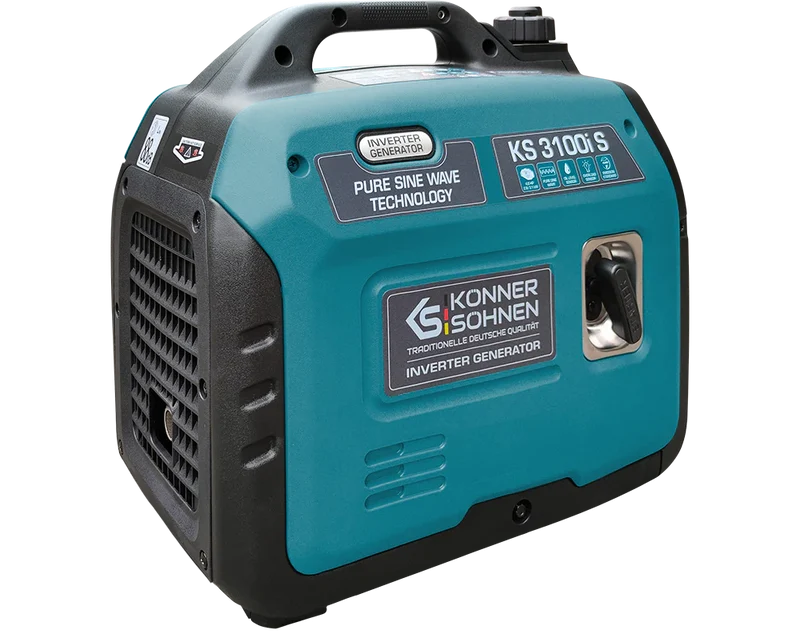 "Könner & Söhnen" Inverter-Generator KS 3100i S - 2.8kW Nennleistung - Benzinmotor - 230V