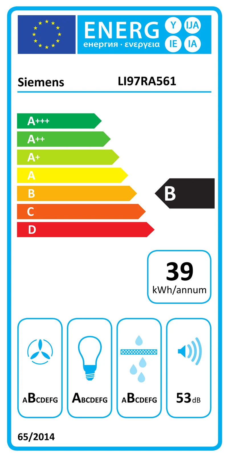 Siemens LI97RA561 iQ500 Flachschirm-Dunsthaube 90 cm Edelstahl + LZ49551 Edelstahl Anbaugriff