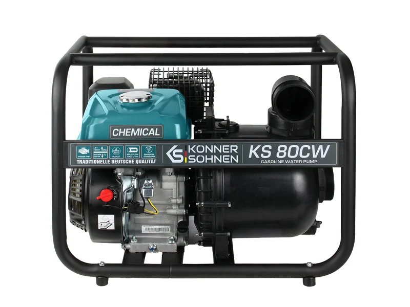 "Könner & Söhnen" Chemische Motorpumpe KS 80CW - Saughöhe 7m - Förderhöhe 26-28m