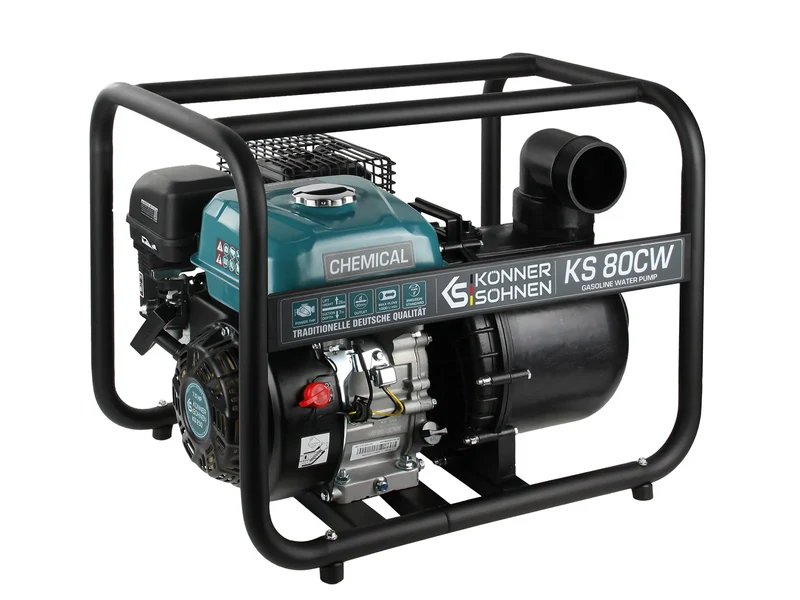 "Könner & Söhnen" Chemische Motorpumpe KS 80CW - Saughöhe 7m - Förderhöhe 26-28m