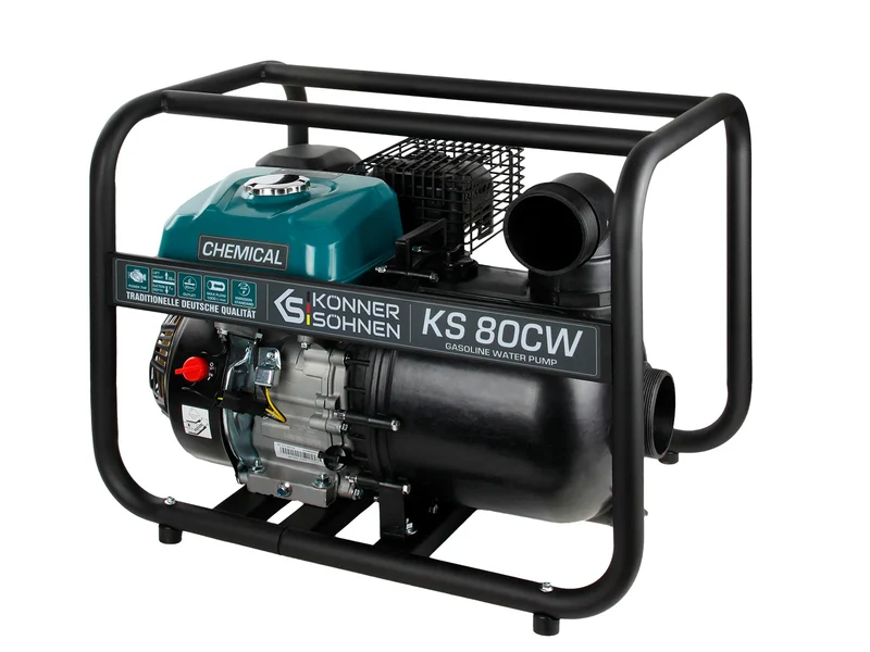 "Könner & Söhnen" Chemische Motorpumpe KS 80CW - Saughöhe 7m - Förderhöhe 26-28m