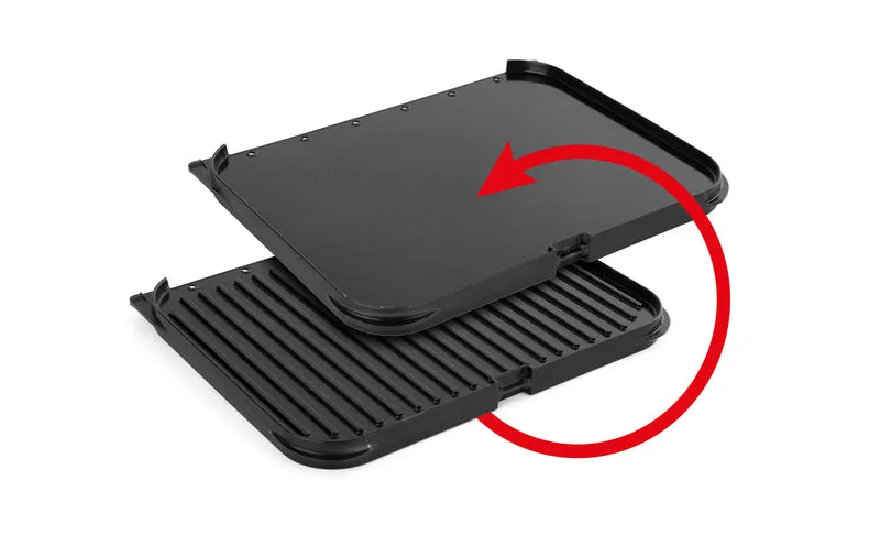 Rommelsbacher BBQ 2025 Tischgrill ed/sw 2000W 2 Grillplatten 22,5x28,5cm
