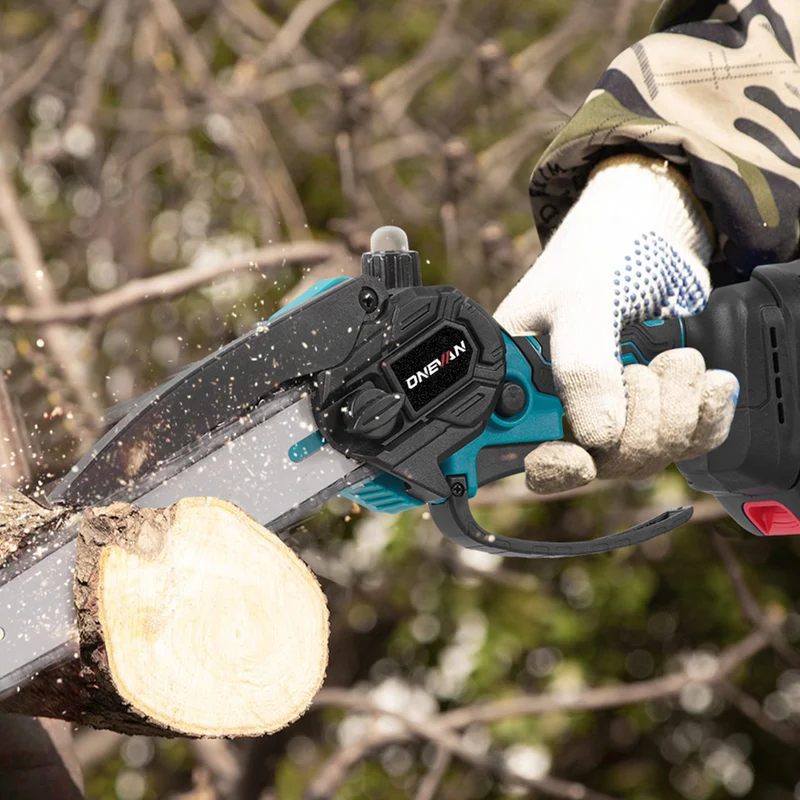 ONEVAN 8" Chainsaw & 25mm Pruner with 2m Telescoping Pole Brushless Cordless Combo Kit