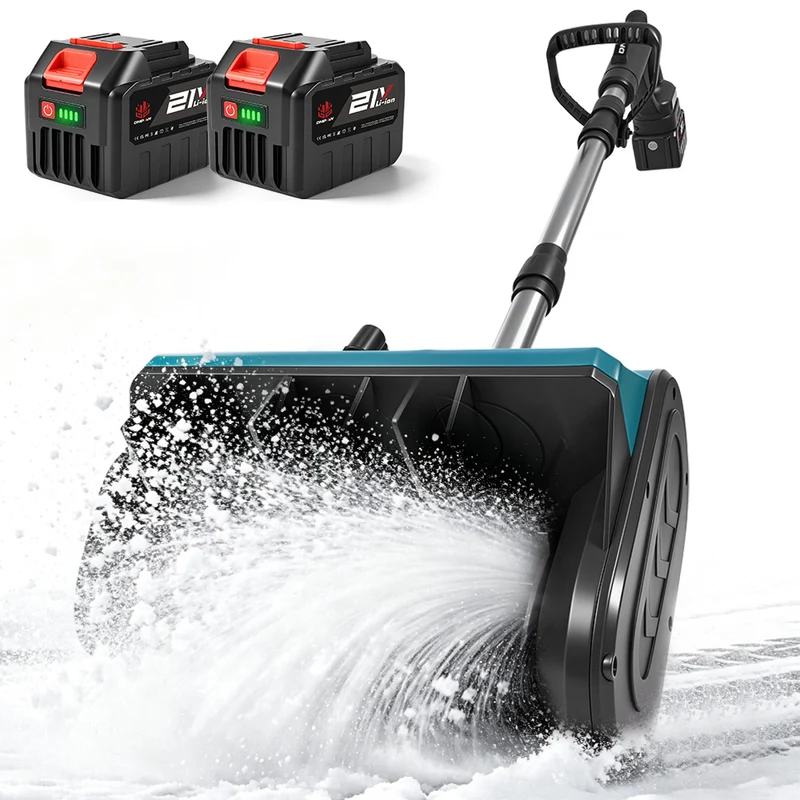 ONEVAN 12" Cordless Foldable Snow Thrower – Handheld Brushless Shovel | For Makita 18V Battery