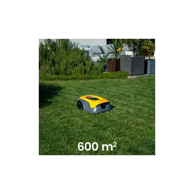 Stiga A 6V Mähroboter – Ohne Begrenzungskabel, bis 600 m² & 45% Steigung inkl. Garage