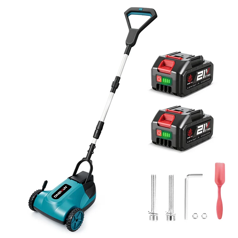 ONEVAN 21cm Brushless Walk-Behind Lawn Mower | 3-Height Adjustment | For Makita 18V Battery