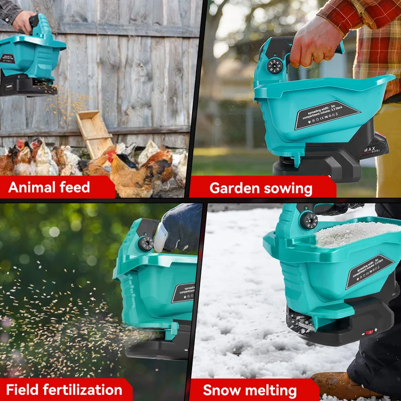 ONEVAN 3.3L Cordless Handheld Agricultural Fertilizer Spreader | For Makita 18V Battery