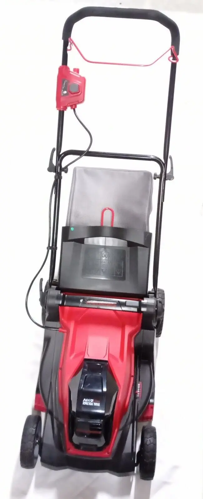 Powerworks Akku-Rasenmäher P48LM41K4 48V, ohne Akku, !! Defekt, läuft kurz an ge