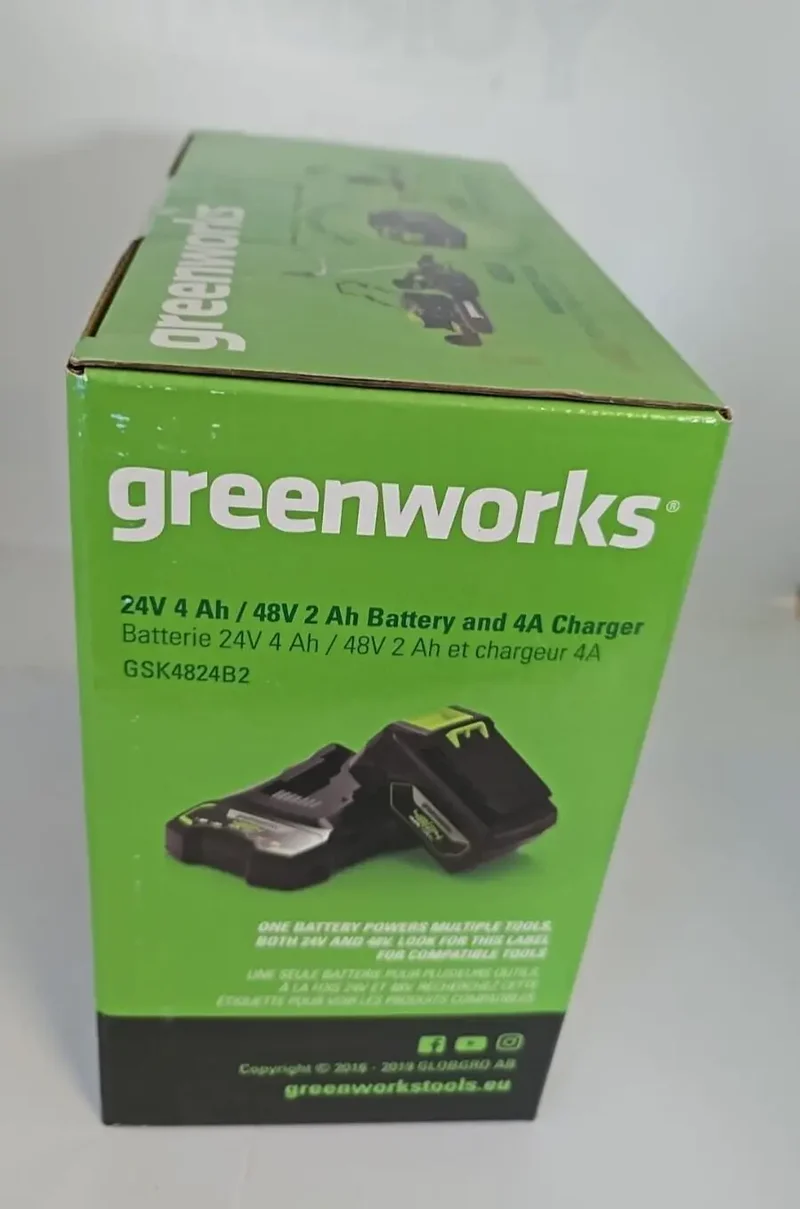 GREENWORKS Starter Kit 48V 2Ah Gsk4824B2 Akku+ Ladegerät