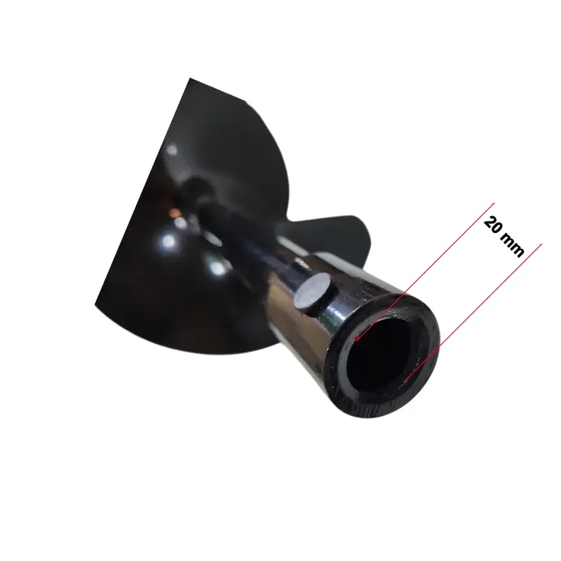 Scheppach Erdbohrer 200 mm Ersatzbohrer für Erdlochbohrer Pfahlbohrer Erdbohrge