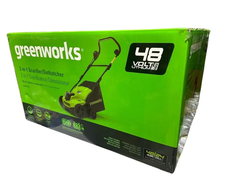 Greenworks Akku Vertikutierer GD48SC36 Passend Powerworks und Cramer 48V