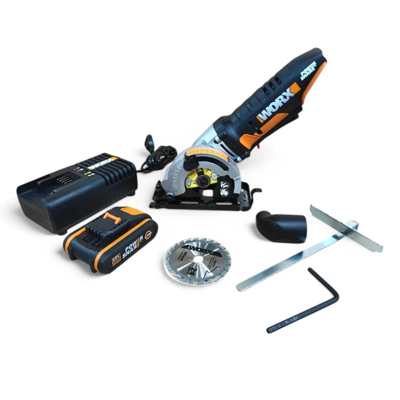 Worx WX527 Kompakt-Handkreissäge Worxsaw inkl Akku und Ladegerät