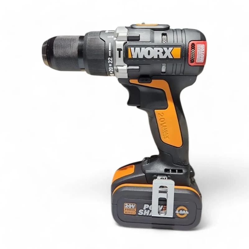 WORX WX373.3 . Akku Schlagbohrschrauber Set 20V, 2 Li-Ion Akkus 4Ah, 60Nm