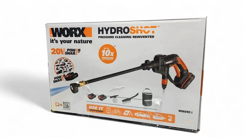WORX WG625E.1 Hochdruckreiniger Hydroshot WG625E.1, 2x2.0Ah Akkus, PowerShare