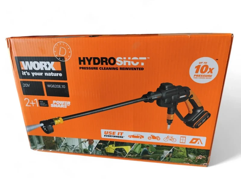 WORX WG620E.10 20V Hochdruckreiniger Hydroshot Set inkl Akku und Ladegerät