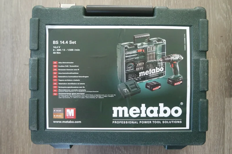 Metabo BS 14.4 Akku-Bohrschrauber 14.4 V 2 Ah Li-Ion inkl. 2. Akku