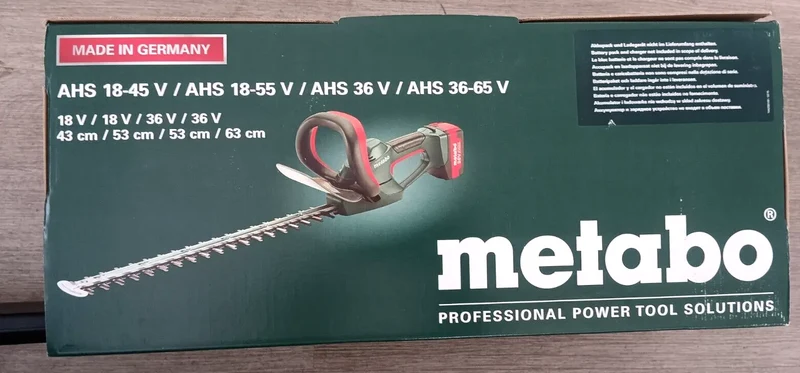 Metabo Akku-Heckenschere AHS 18-55 V Solo, ohne Akku und Ladegerät