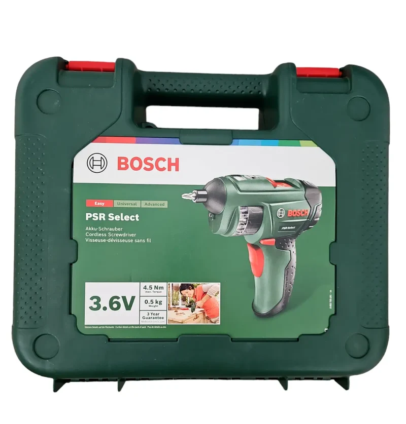 Bosch Akkuschrauber PSR Select 12 Bits 3,6 V Akkubohrschrauber Schrauber