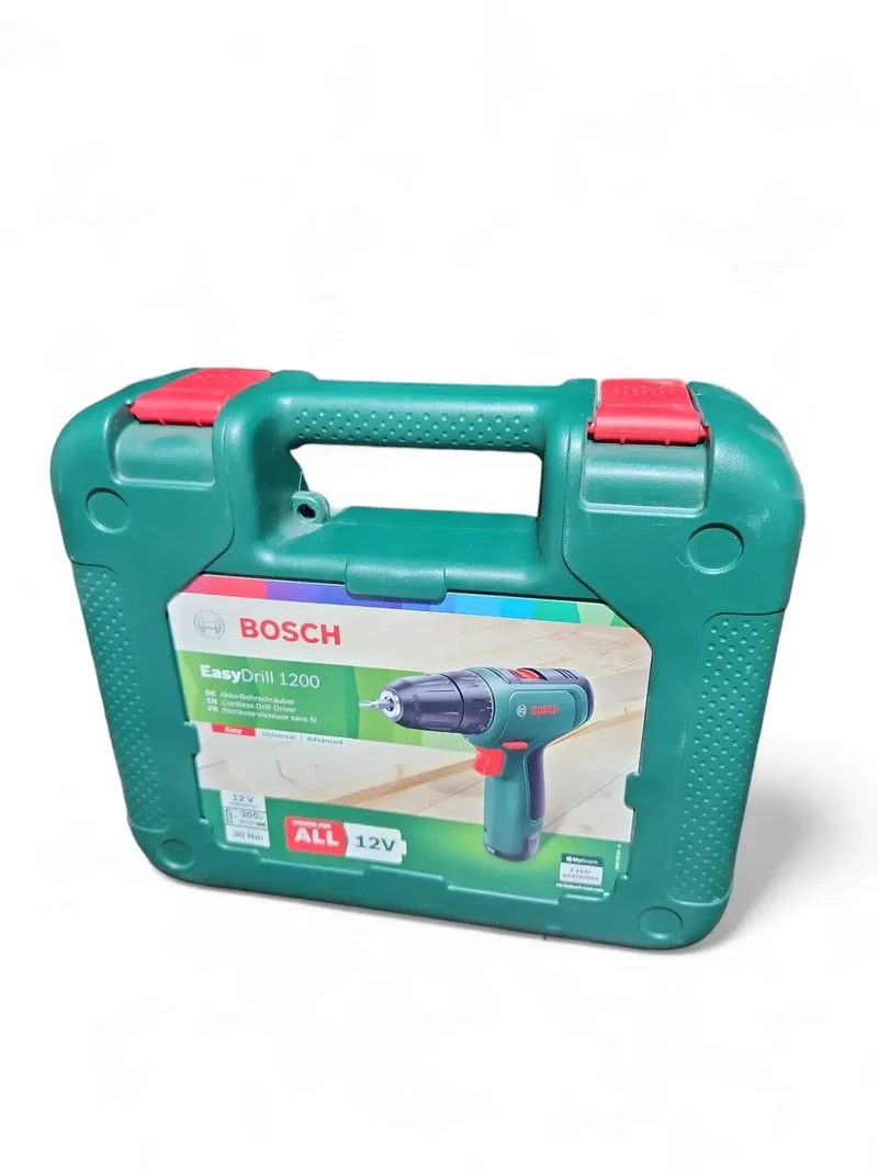 Bosch Akku-Zweigang-Bohrschrauber EasyDrill 1200 im Koffer inkl. Akku-Ladegerät