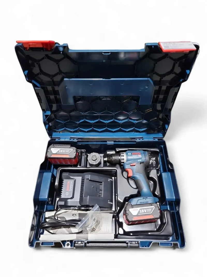 Bosch Akku-Bohrschrauber GSR 18V-45 2 Akkus 3.0Ah, Ladg in L-BOXX