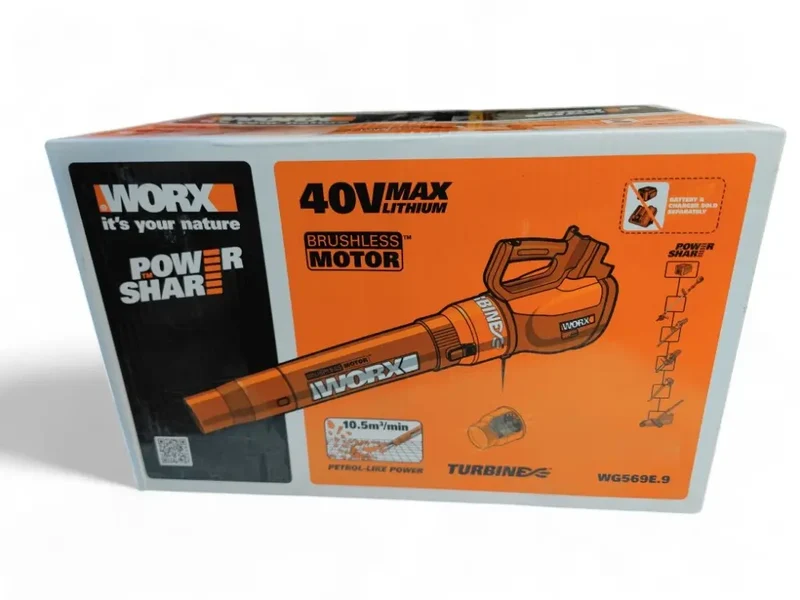 Worx Akku Laubbläser WG569E.9 - ohne Akku und Ladegerät