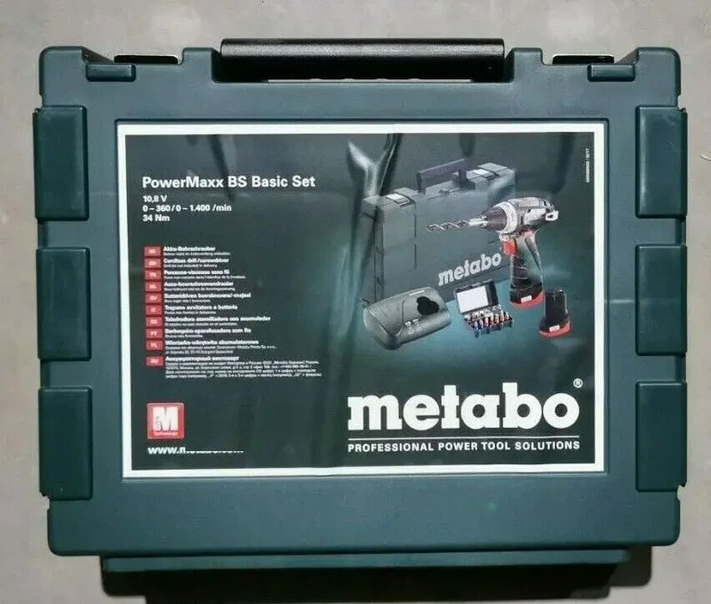 Metabo Akku-Bohrschrauber PowerMaxx BS inkl. 2x 2,0 AH Akkus