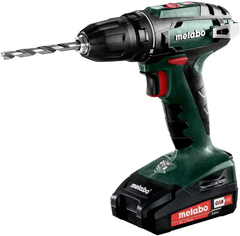 Metabo Akku-Bohrschrauber BS 18 mit 2 Akkupacks und Ladegerät