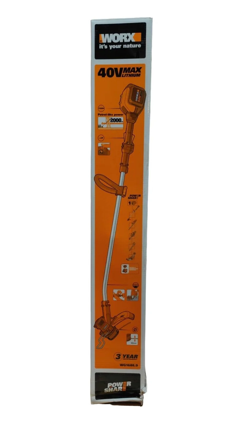 Akku-Rasentrimmer WORX WG168E.9 40V ohne Akku und Ladegerät
