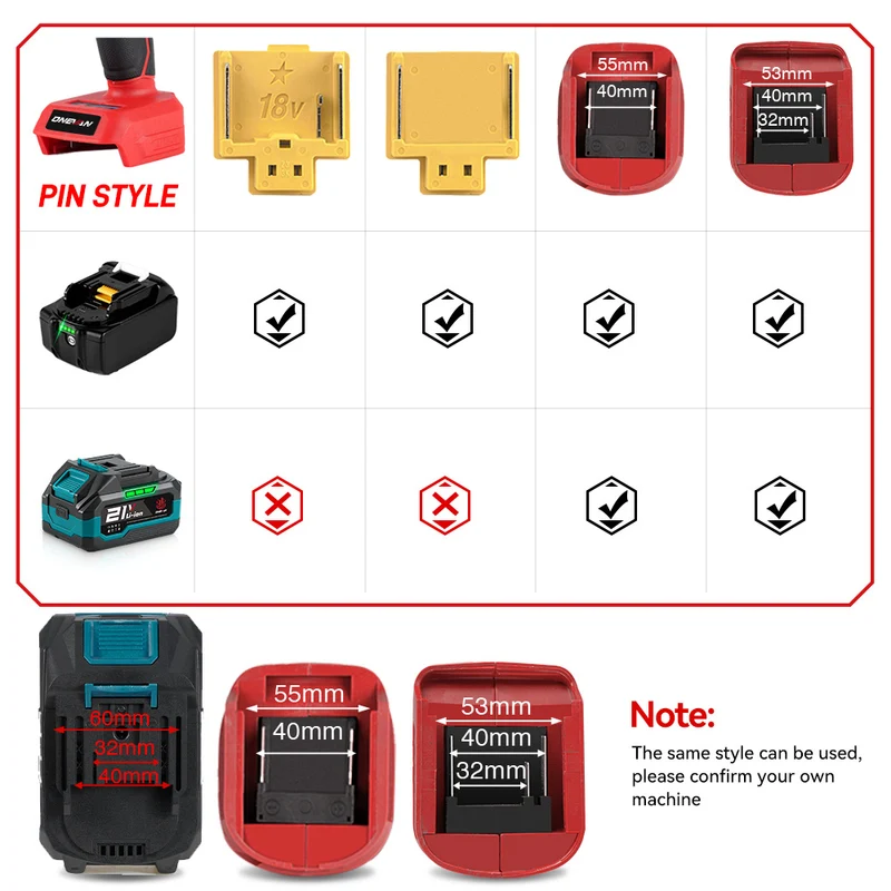 ONEVAN 18V-21V Rechargeable Lithium-Ion Battery 3.0Ah/4.5Ah With Charger