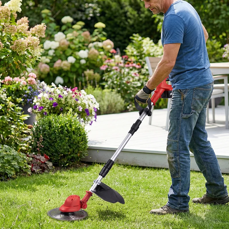 ONEVAN 20V Cordless Brushless Grass Trimmer & Foldable Lawn Mower | For Makita 18V Battery