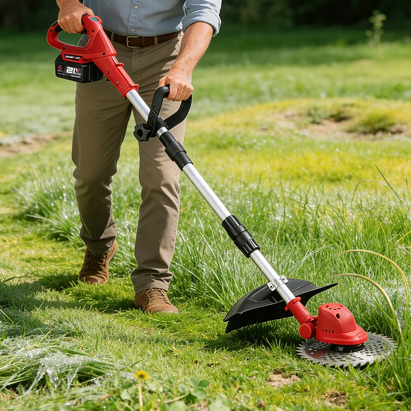 ONEVAN 20V Cordless Brushless Grass Trimmer & Foldable Lawn Mower | For Makita 18V Battery