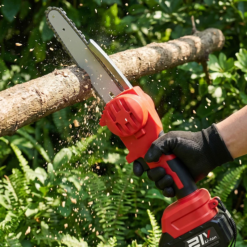 ONEVAN 8" Telescoping Pole(1.3-2.25m) Brushless Cordless Chainsaw